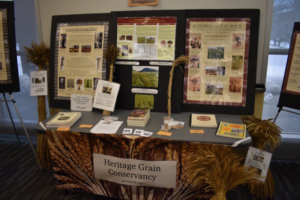 Heritage Grain Conservancy at the Long Island Regional Seed Consortium's third annual seed swap. BRENDAN J. O'REILLY