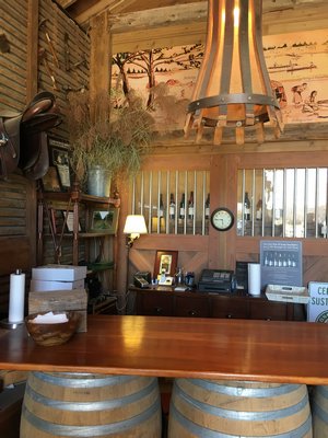 Barrell bar and lamp. HANNAH SELINGER