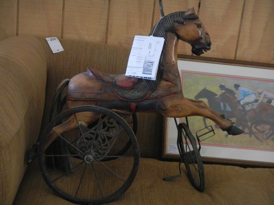 Equine-themed antiques will be among hundreds of items on display at the Decorators-Designers-Dealers Sale and Auction Benefit Gala. CAREY LONDON
