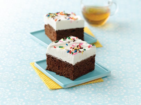 Brownie-Bottomed Ice Cream Cake from "Hungry Girl 200 Under 200: Just Desserts." By VAL BOURASSA