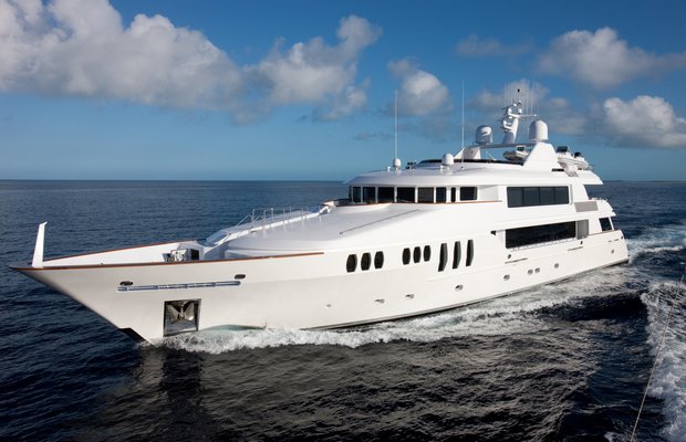 The Carpe Diem II us available for charter for $175,000 a week, plus all expenses, through Bruce Tait & Associates. COURTESY BRUCE TAIT & ASSOCIATES