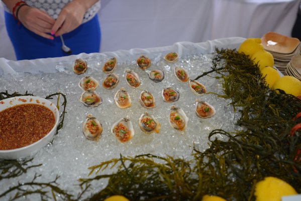 Oysters from Lure Fishbar at the Chefs Dinner. ALEX GOETZFRIED