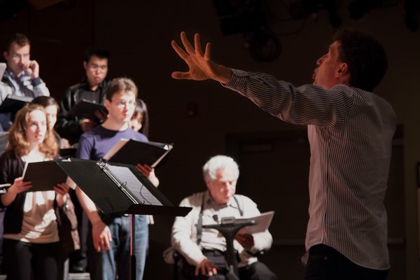 Young artists of CMW rehearse  for the 2013 “Classical Collaborations” concert. SEAN LEE