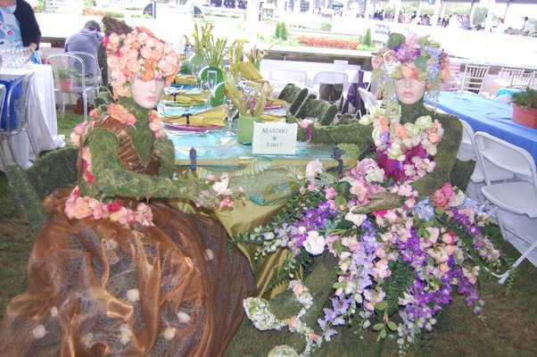 Marders had one of the dozens of beautifully decorated tables in the VIP tents at this year's Grand Prix day at the Hampton Classic. DAWN WATSON