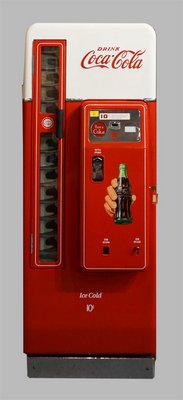 A vintage-style Coke machine from Three Ponds Farm on auction. COURTESY THE POTOMACK COMPANY
