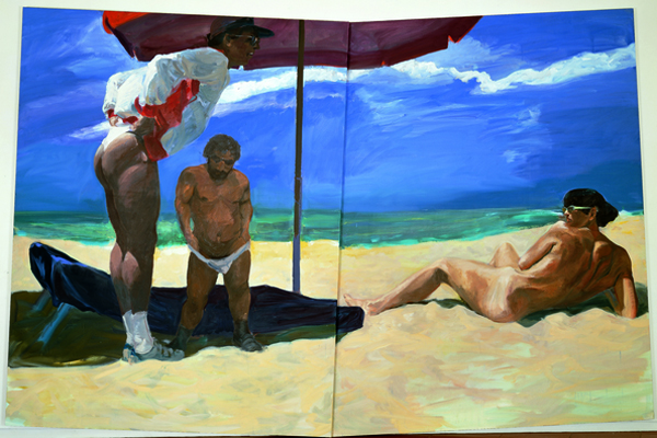 "Costa del Sol" by Eric Fischl, 1986. Owned by the Museum of Modern Art. COURTESY GUILD HALL