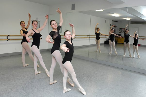 Dancers Chloe Gavalas, Brooke Bierfriend, JanieMae Westergard and Rachael Pepper will attend prestigious ballet intensives this summer. DANA SHAW