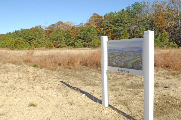 The site of The Hills in East Quogue.  DANA SHAW