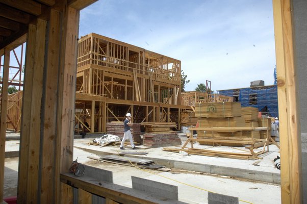 A view of the Watchcase construction site. DANA SHAW