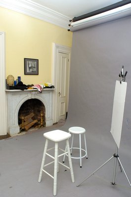 The studio. DANA SHAW