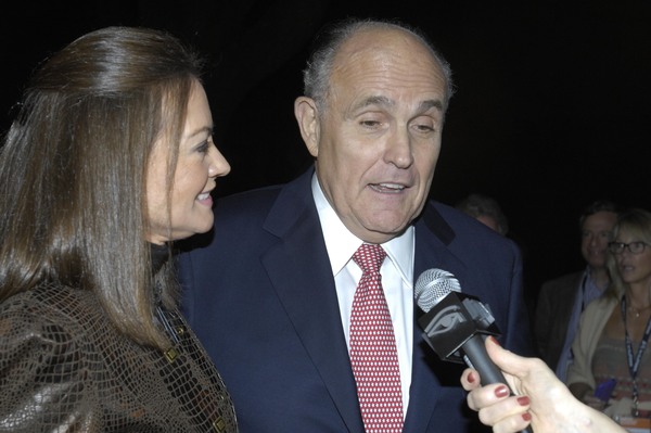 Judith and Rudolph Giuliani at the opening film "Love, Marilyn." DANA SHAW