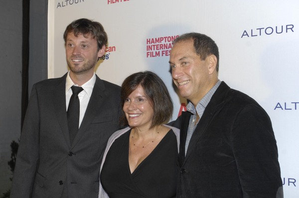 David Nugent, Karen Arikian and Stuart Match Suna at the opening film "Love, Marilyn." DANA SHAW