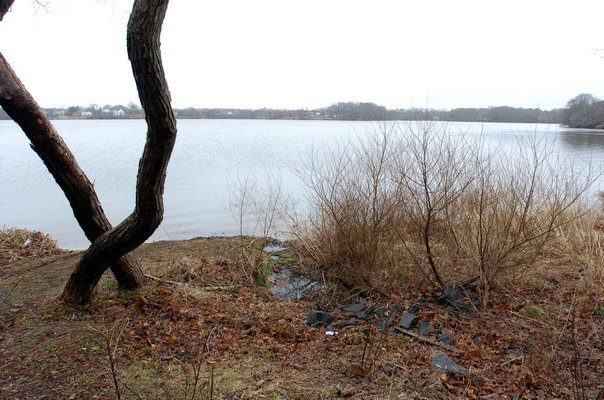 Surface infiltration trenches will be installed along Deerfield Road to prevent storm water from reaching Mill Pond.  DANA SHAW