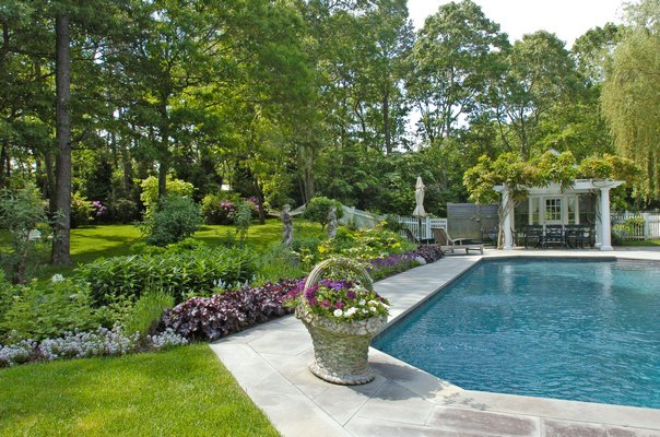 The garden on Wainscott Stone Road in Wainscott is one of the stops on the ARF Garden Tour.  DANA SHAW