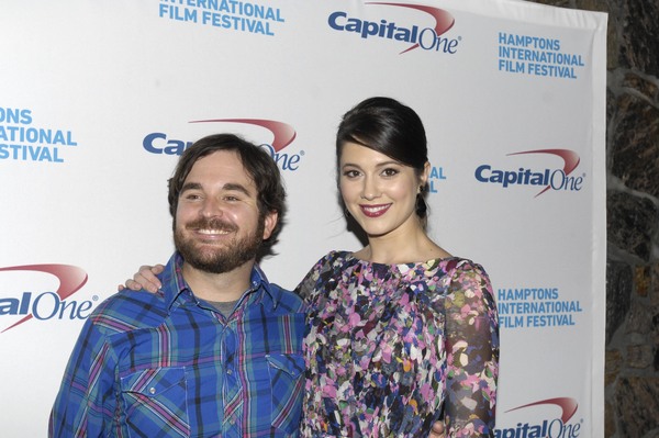 Director James Ponsoldt and Mary Elizabeth Winstead at the screeing of "Smashed" in East Hampton on Friday night.  DANA SHAW