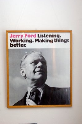 A Gerald Ford poster.  DANA SHAW