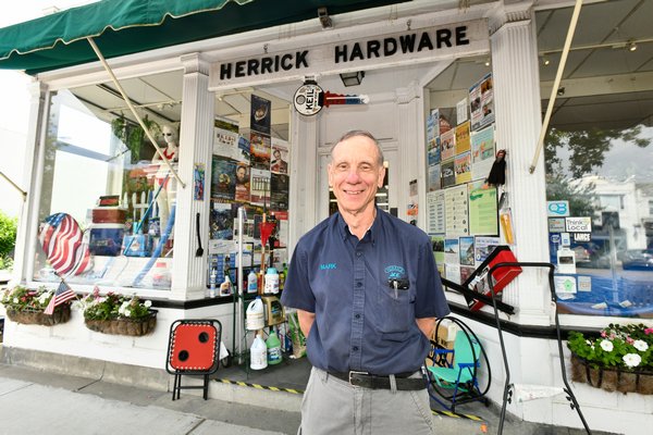 Mark Halsey will be retiring from Herrick Hardware after 40 years in August 2020.        DANA SHAW