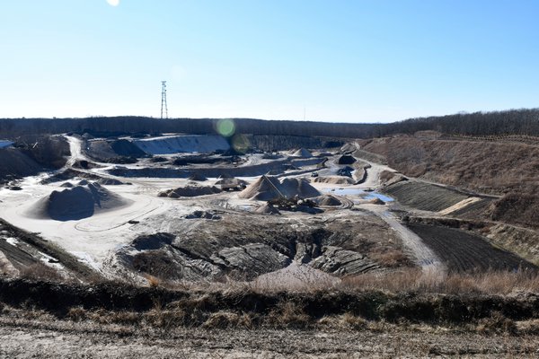 The "sand land" sand mine in Noyac.