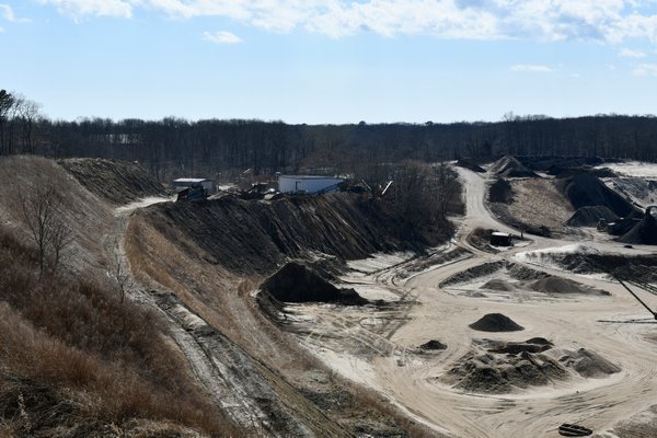 The Sand Land mining operation in Noyac.