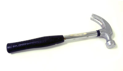A hammer is a tool designed for pounding or delivering repeated blows.