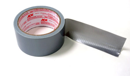 Duct tape is a vinyl, fabric-reinforced, multi-purpose type of tape.