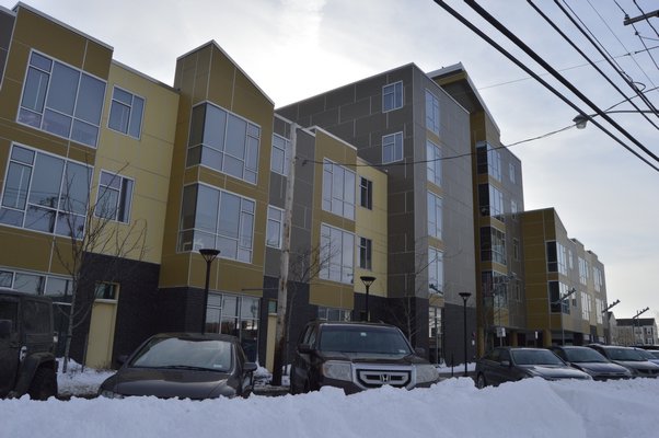 The Artspace Patchogue Lofts, a 45-unit affordable housing complex specifically for artists who work in the village. Its creation was possible thanks to sewers. ALYSSA MELILLO