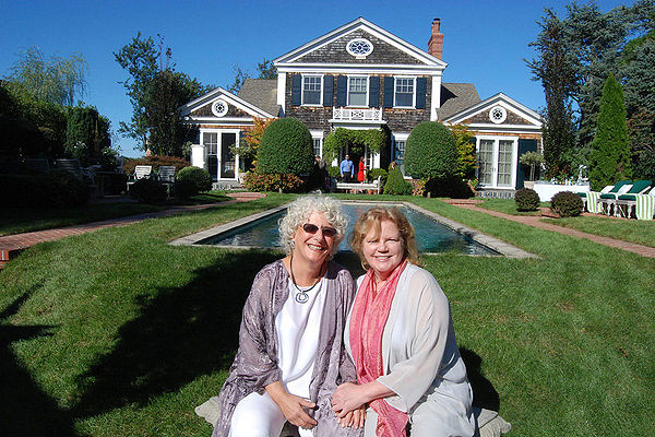 Ilene and Karen on their special day.  BARBARA GAINES