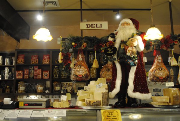 Village Prime Meat Shoppe in East Quogue gets ready for the Christmas season. AMANDA BERNOCCO