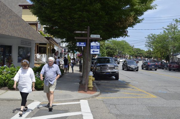 Main Street in Westhampton Beach. ANISAH ABDULLAH