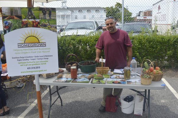 Despite the heat, the Hamptons Preventive Health and Sustainable Technology Expo held at Dodds and Eder in Sag Harbor last weekend drew about thirty exhibitors and hundreds of visitors throughout the two days. BRANDON B. QUINN PHOTOS