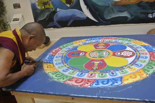Lama Tenzin at The Ross Upper School JAIME ZAHL