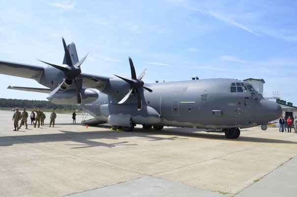 The 106th Rescue Wing introduced its newest aircraft, the HC-130J Combat King II, which will primarily be used for recovery operations. ANISAH ABDULLAH