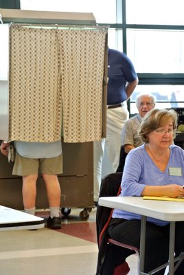 Polls opened for the Southampton School District Budget and Board vote at 10 a.m. BY DANA SHAW