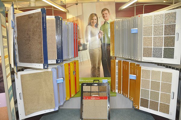 A selection of Lees carpets at Carpet One of the Hamptons. MICHELLE TRAURING