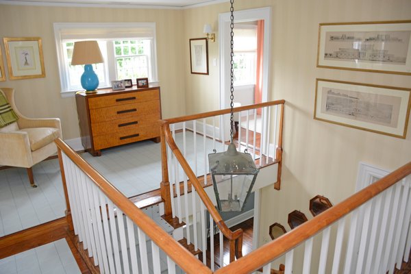 The interior of Brian Brady's colonial revival on Post Crossing in Southampton Village. JD ALLEN