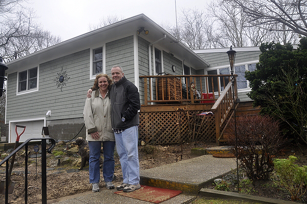 Helen and Jeff Dykeman's contractor nightmare with their Southampton home turned into a happy ending. MICHELLE TRAURING