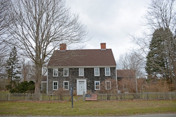 The 1775 Deacon David Hedges House on Hedges Lane in Sagaponack would be preserved and