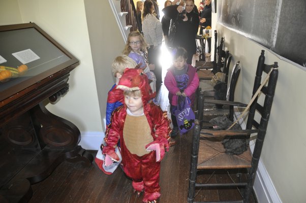 Trick-or-treaters in search of candy. MICHELLE TRAURING