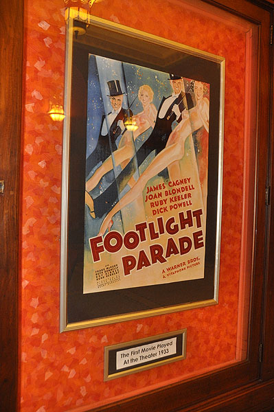 "Footlight Parade" was the first film shown at the Suffolk Theater in 1933. MICHELLE TRAURING