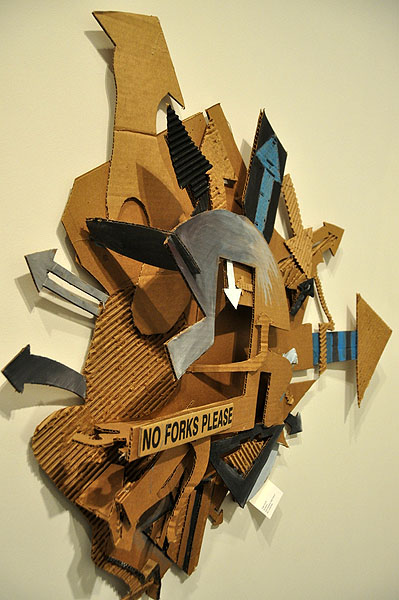 A sculpture by Gage Lynch from Southampton High School. MICHELLE TRAURING