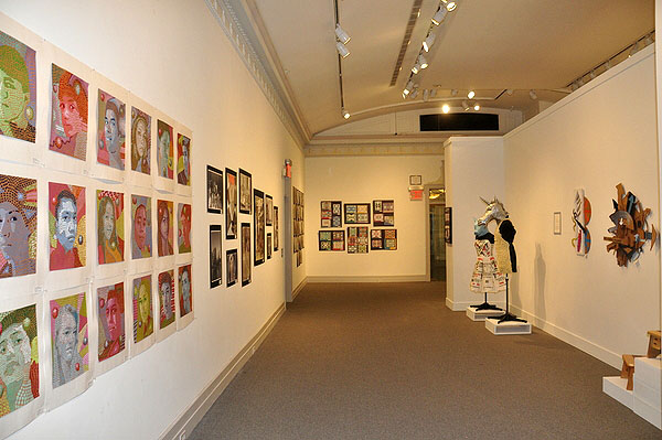 Scenes from the 21st annual "Student Art Festival Part II" at Guild Hall in East Hampton. MICHELLE TRAURING