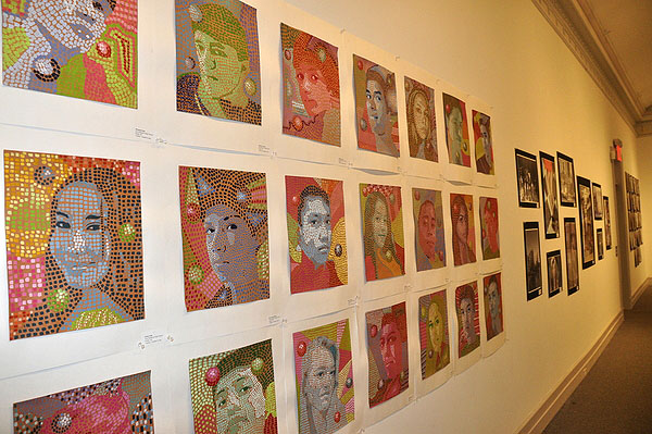 Scenes from the 21st annual "Student Art Festival Part II" at Guild Hall in East Hampton. MICHELLE TRAURING