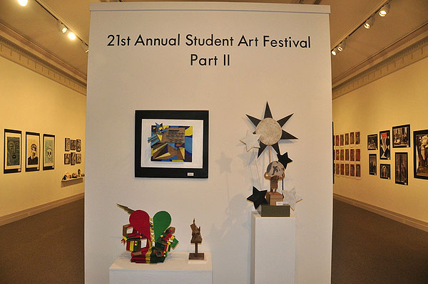 Scenes from the 21st annual "Student Art Festival Part II" at Guild Hall in East Hampton. MICHELLE TRAURING