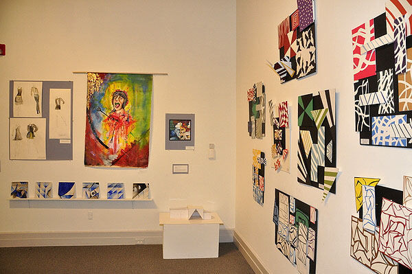 Scenes from the 21st annual "Student Art Festival Part II" at Guild Hall in East Hampton. MICHELLE TRAURING