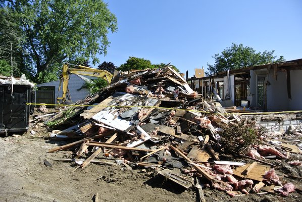 August 21 -- Demolition of the former Pyrrhus Concer house began on Thursday, August 14.