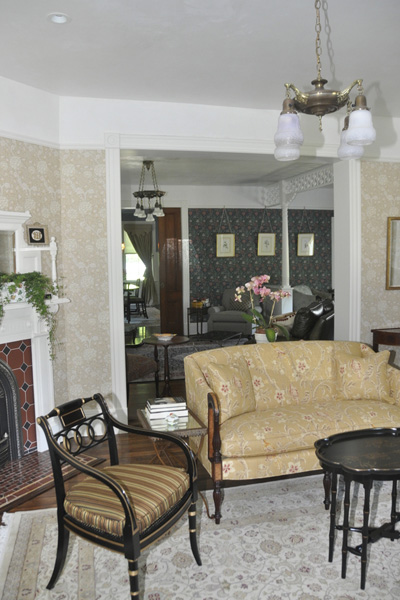 Inside the Kadlick House, or "Zephyros House," on Quogue Street in Quogue. MICHELLE TRAURING