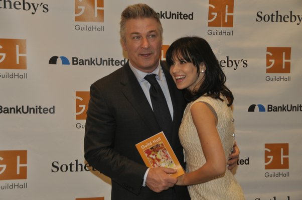 Alec and Hilaria Baldwin. MICHELLE TRAURING