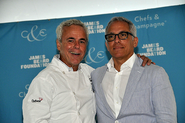 David Bouley and Geoffrey Zakarian. MICHELLE TRAURING