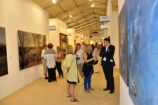 Scenes from opening night of Art Southampton. MICHELLE TRAURING