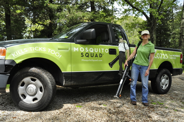 Mosquito Squad owner Barbara Frerichs is gearing up for bug season. MICHELLE TRAURING